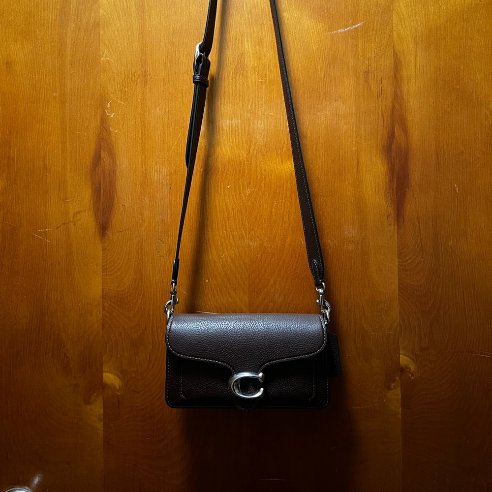 Coach Tabby 20 Chocolate Brown Crossbody Bag